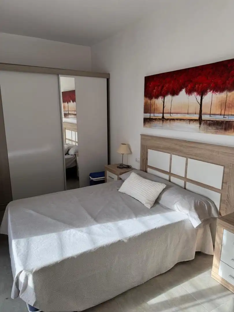 Schlafzimmer von Einfamilien-Reihenhaus zum Verkauf in Enix mit Klimaanlage, Terrasse und Möbliert