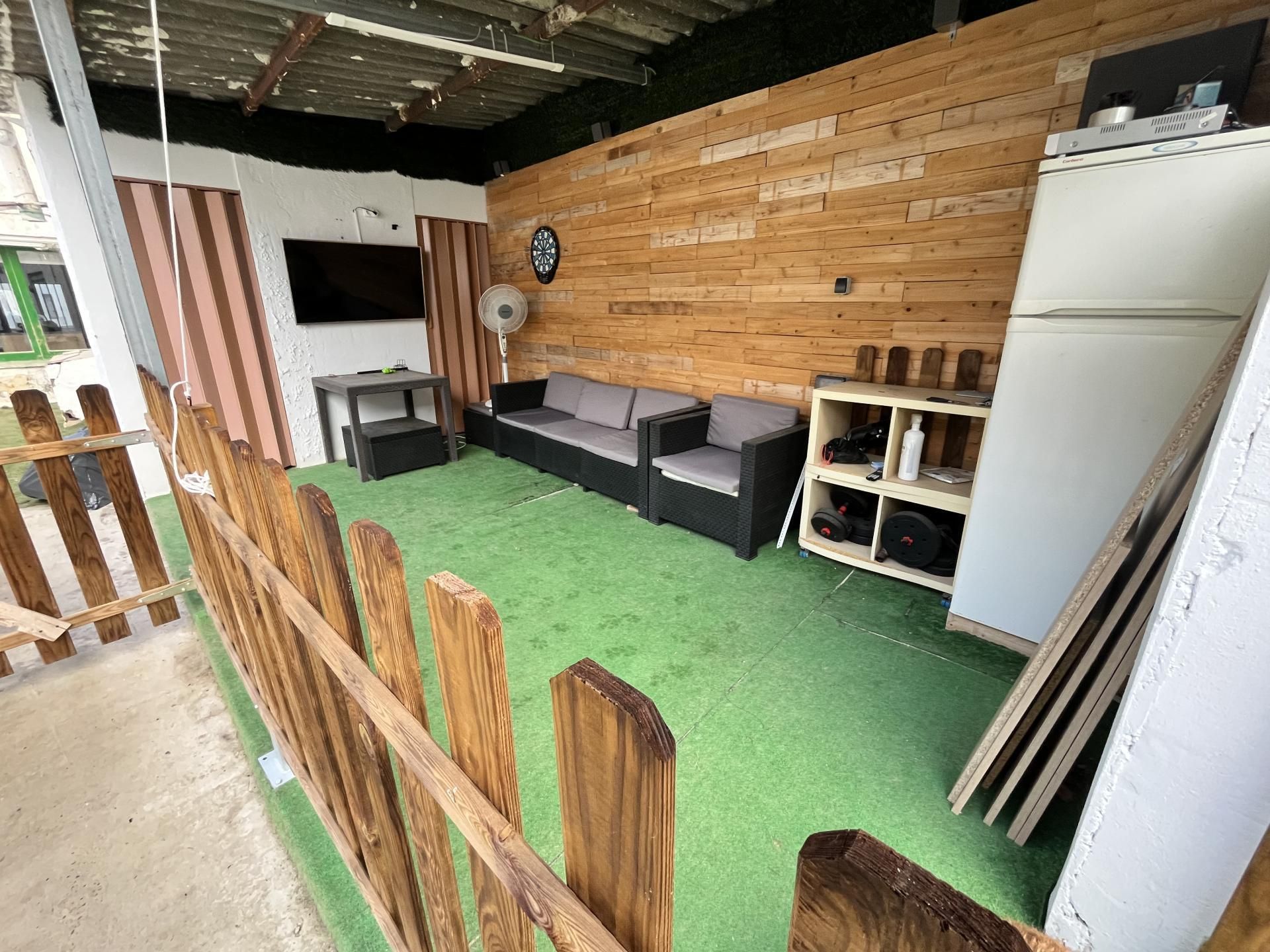 Terrassa de Casa adosada en venda en Leciñena amb Calefacció, Jardí privat i Parquet