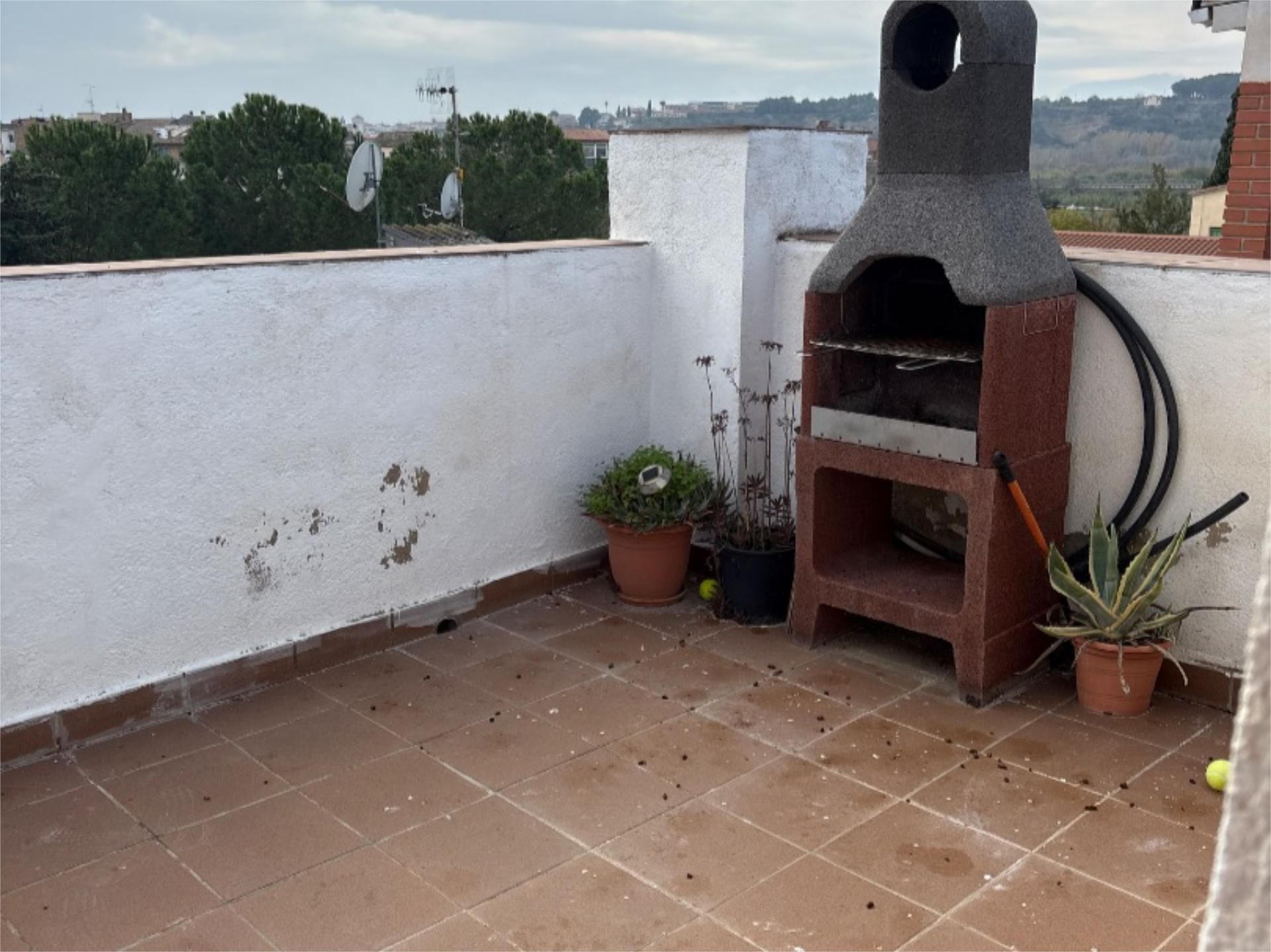 Terrace of Single-family semi-detached to rent in Móra la Nova  with Air Conditioner, Terrace and Furnished
