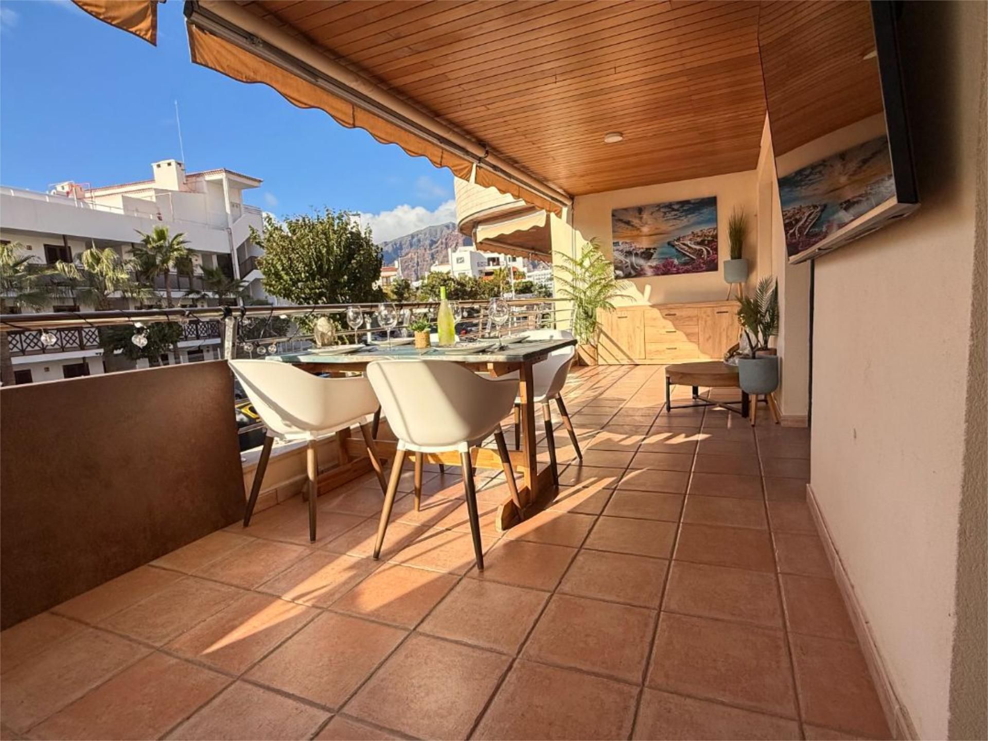 Terrace of Flat for sale in Santiago del Teide  with Air Conditioner, Terrace and Swimming Pool