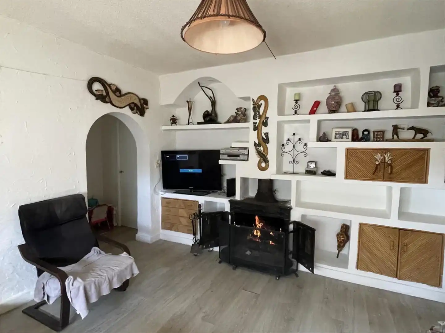 Casa o chalet en venta en Calle Olivos, 34, Numancia de la Sagra Sala de estar de Casa o chalet en venta en Numancia de la Sagra con Aire acondicionado, Calefacción y Jardín privado