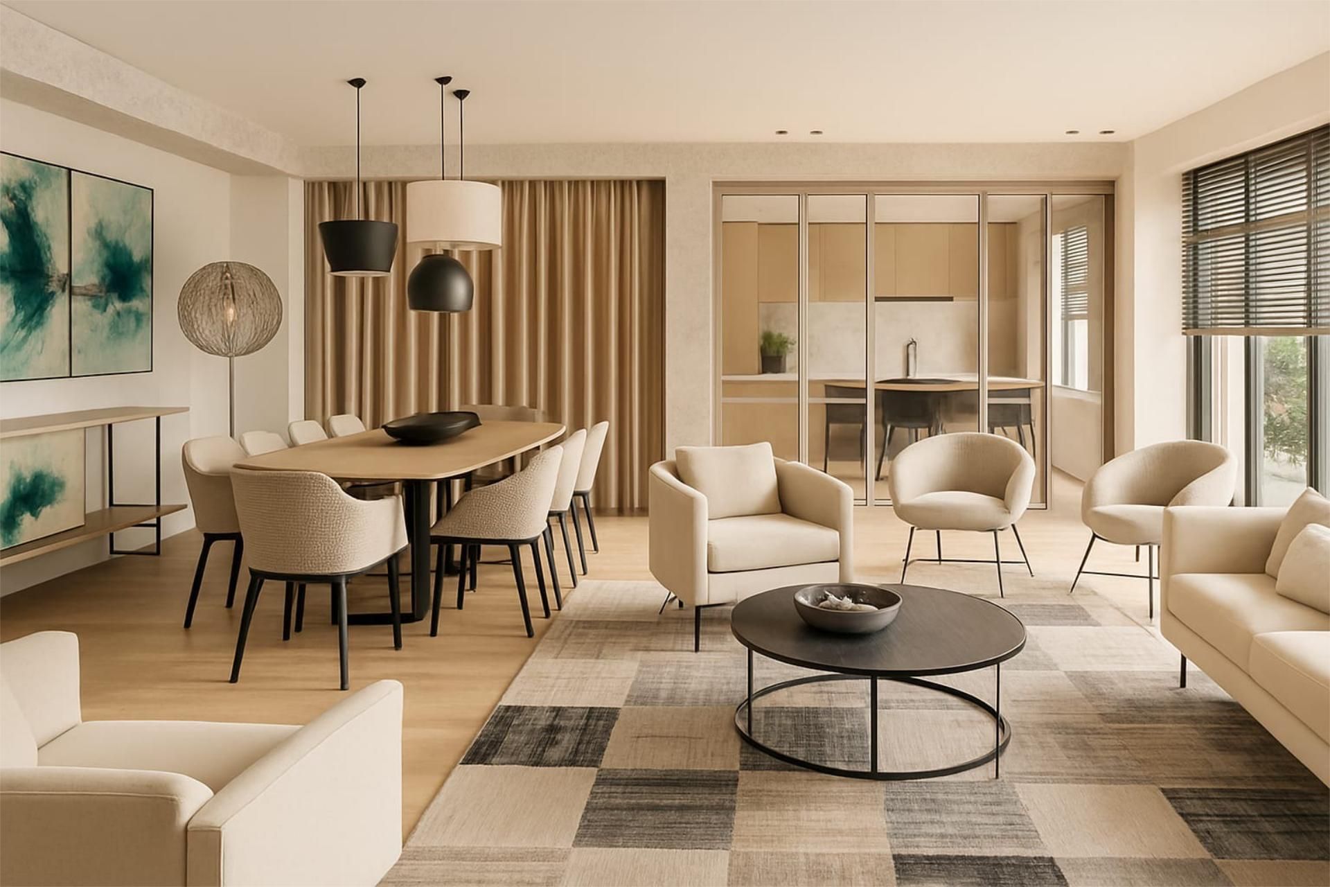 Flat for sale in Elcano Kalea, 15, Ensanche - Moyua - Diputación Living room of Flat for sale in Bilbao with Air Conditioner, Terrace and Balcony