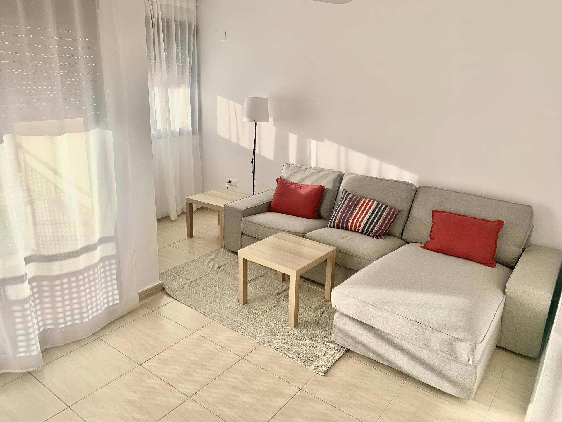 Living room of Flat to rent in Sant Joan d'Alacant  with Air Conditioner, Terrace and Swimming Pool
