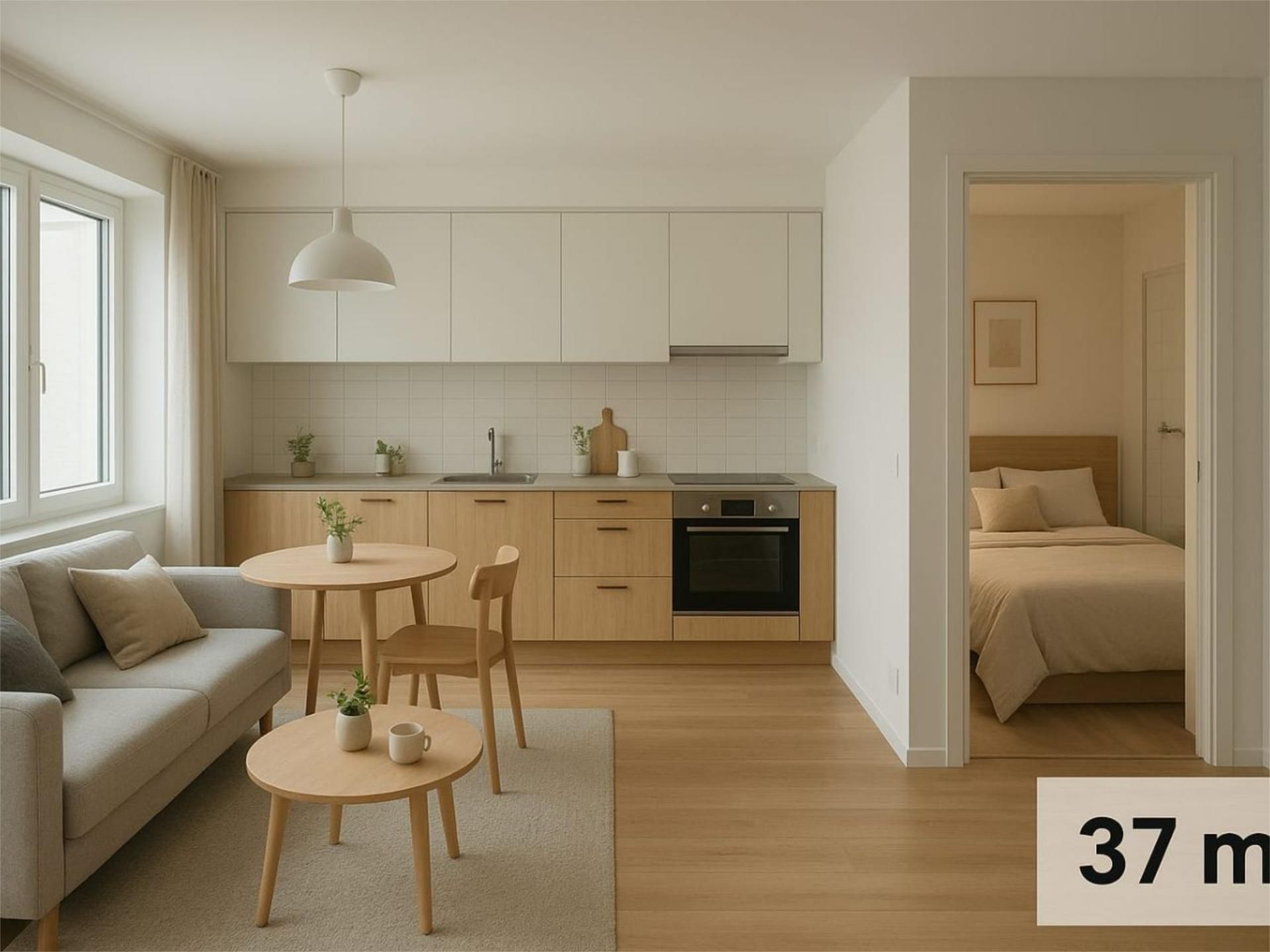 Apartment to rent in Avenida de Los Angeles, 247, Los Ángeles de San Rafael Kitchen of Apartment to rent in El Espinar with Heating and Furnished