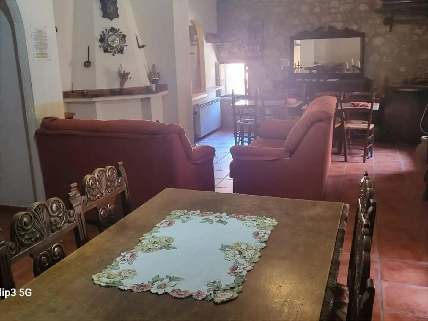 Casa o chalet de alquiler en Calle del Tejar, 63, Guijo de Santa Bárbara Comedor de Casa o chalet de alquiler en Guijo de Santa Bárbara con Aire acondicionado, Calefacción y Terraza