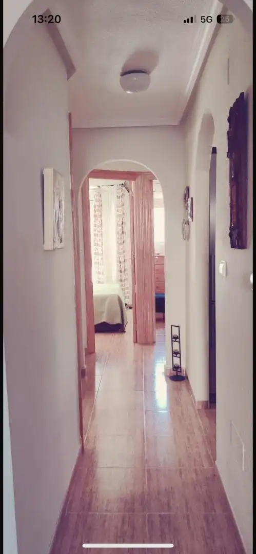 Schlafzimmer von Wohnung zur Miete in La Manga del Mar Menor mit Klimaanlage, Heizung und Privatgarten