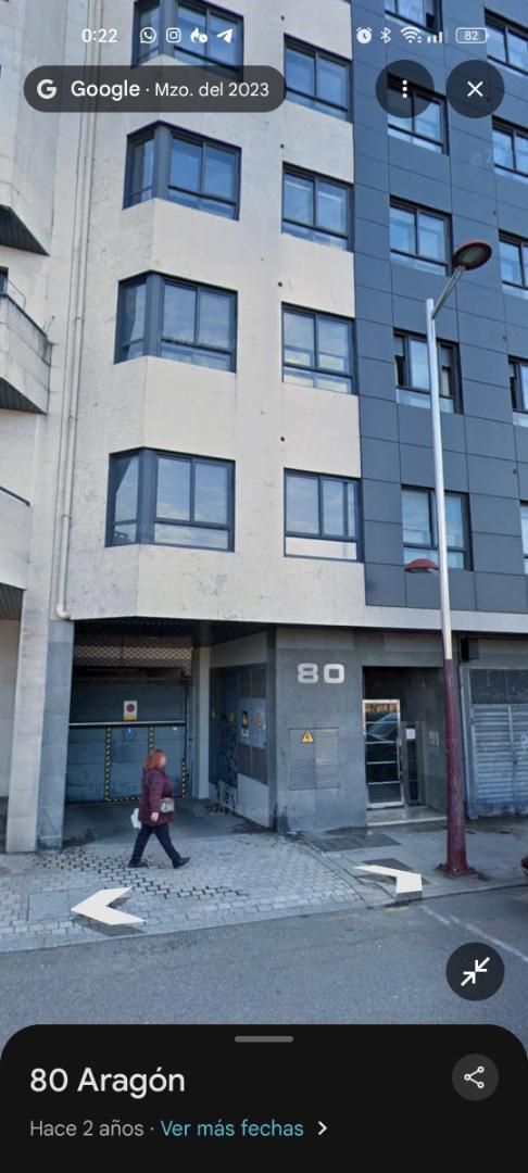 Vista exterior de Garatge de lloguer en Vigo 