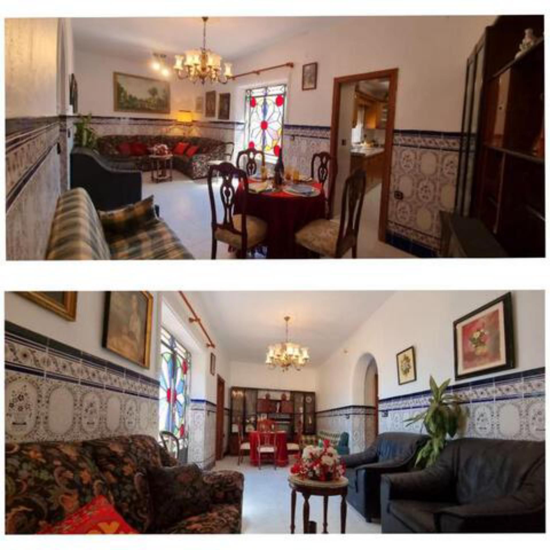 Menjador de Casa o xalet en venda en Calañas amb Terrassa, Traster i Moblat