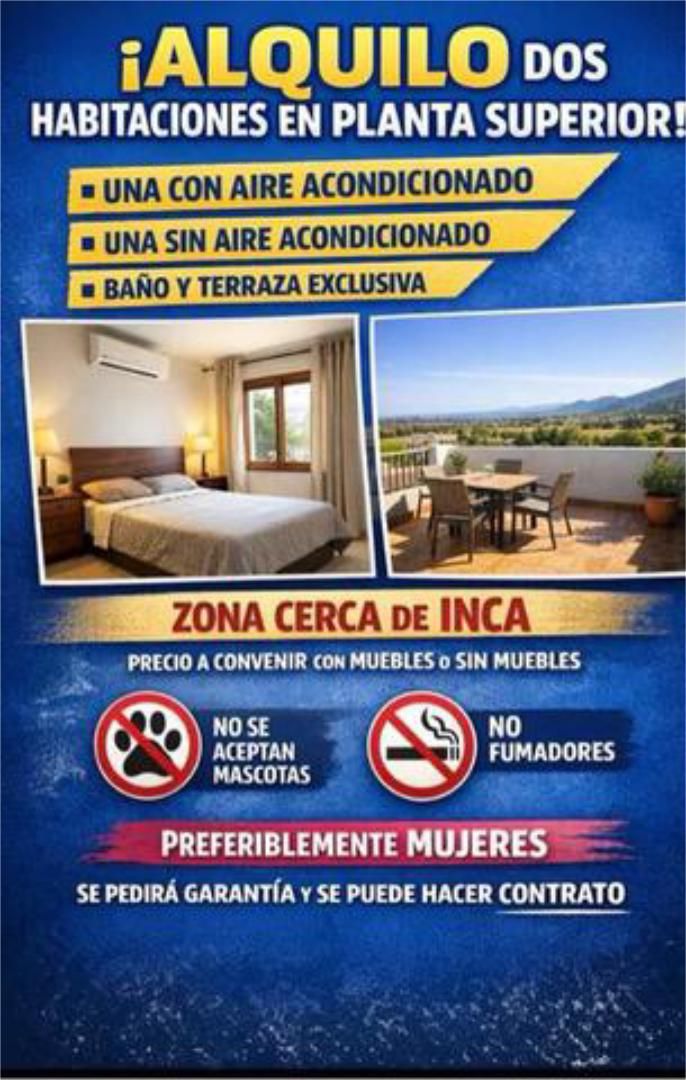 Dormitori de Apartament de lloguer en Llubí