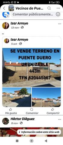Terreno residencial en Venta en Cañada Valdestillas, 2 en Puente Duero