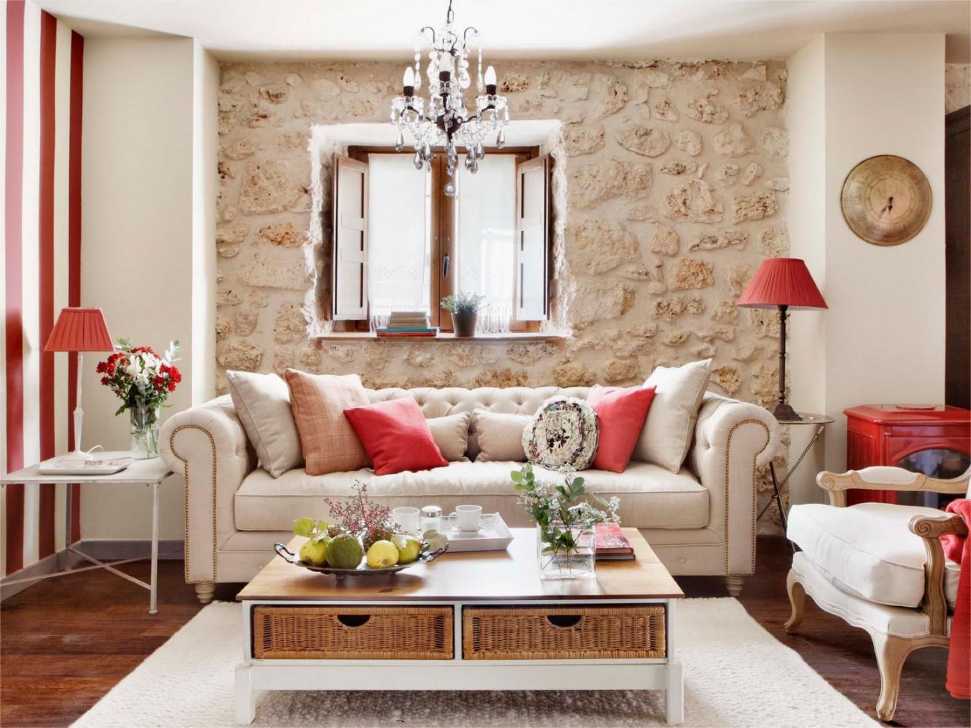 Sala de estar de Apartamento de alquiler en El Olivar con Parquet y Amueblado