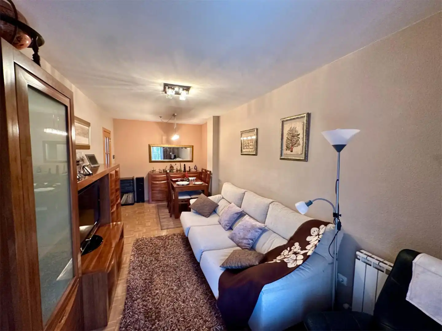 Flat for sale in Calle Iglesia, 16, San Cristóbal de la Cuesta Living room of Flat for sale in San Cristóbal de la Cuesta with Heating, Parquet flooring and Terrace