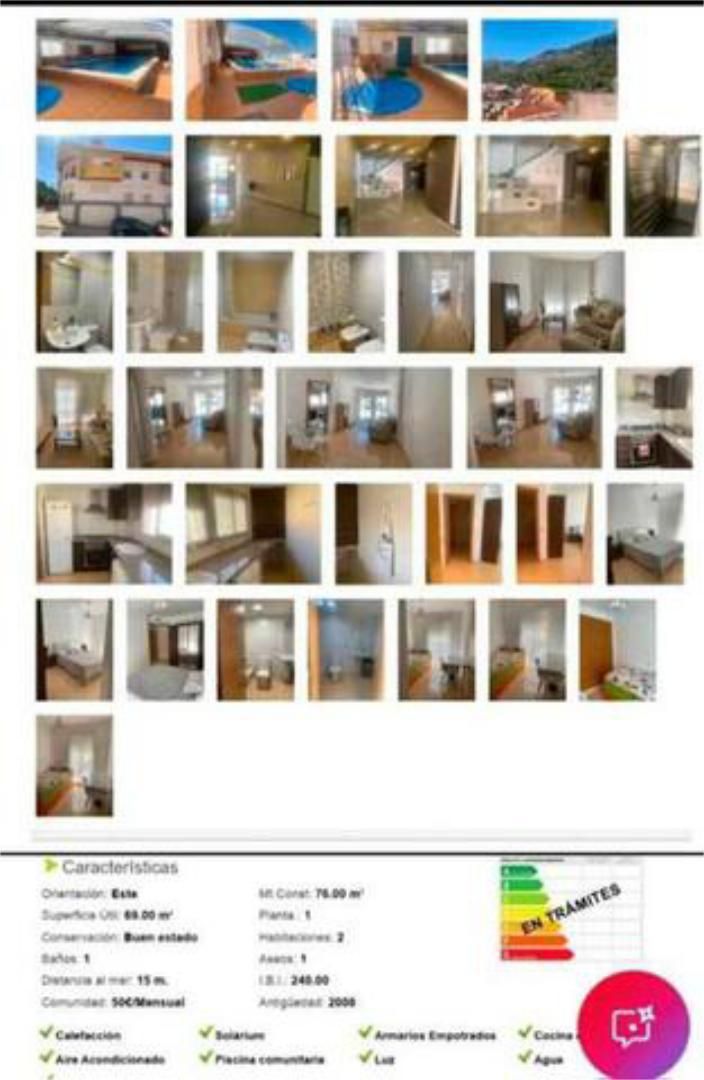 Flat for sale in Simat de la Valldigna Bedroom of Flat for sale in Simat de la Valldigna with Swimming Pool