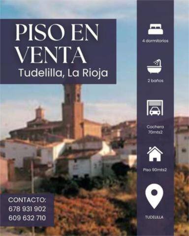 Piso en Venta en Tudelilla