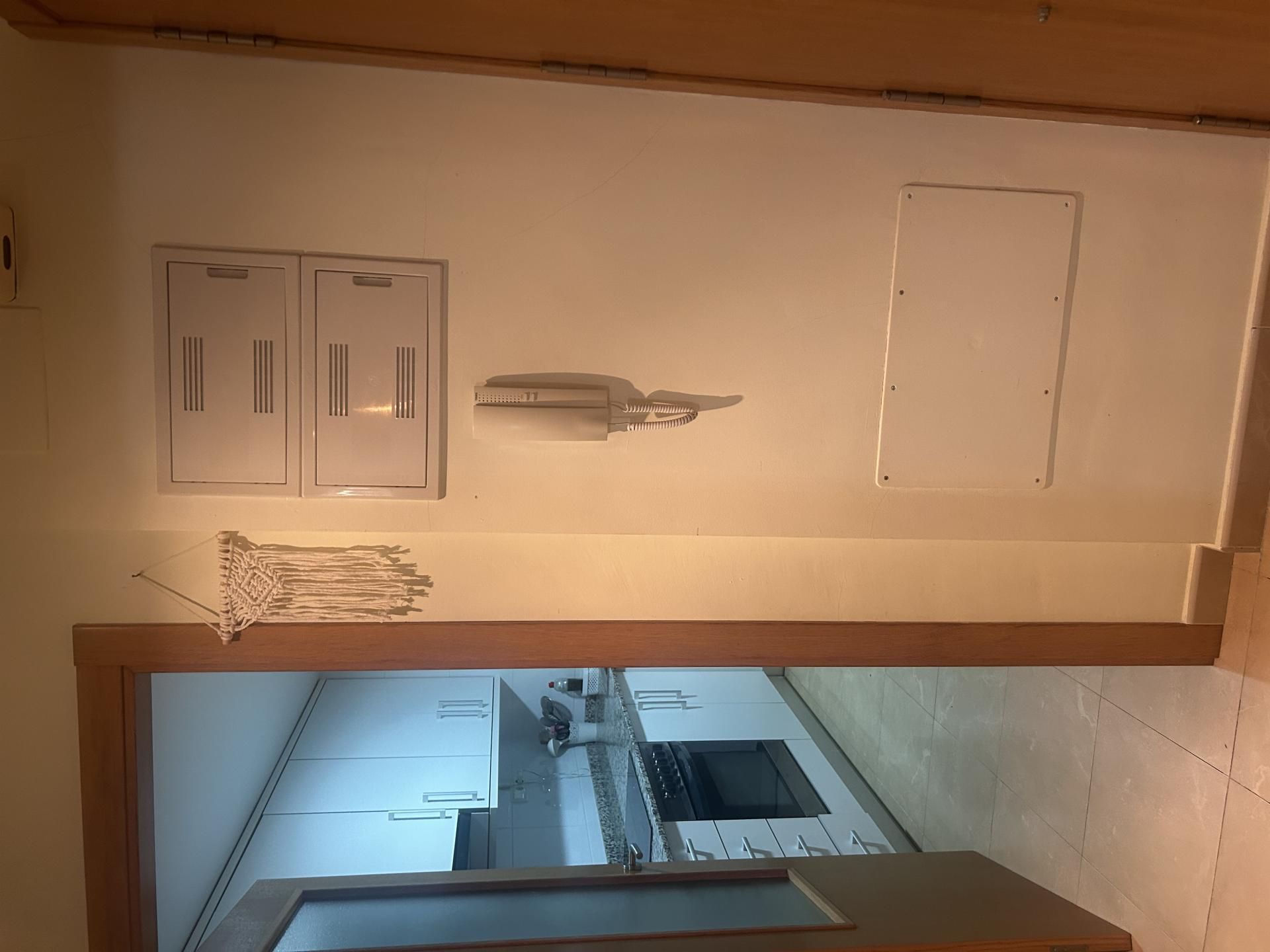 Kitchen of Flat to share in Alicante / Alacant  with Air Conditioner, Private garden and Swimming Pool