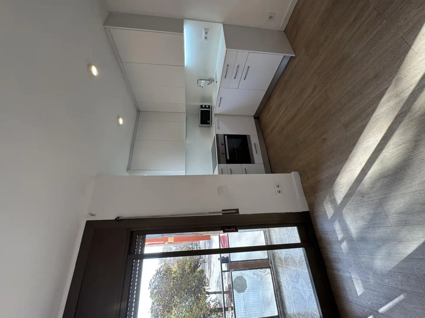 Kitchen of Flat for rent in Barcelona  with Parquet flooring, Terrace and Furnished