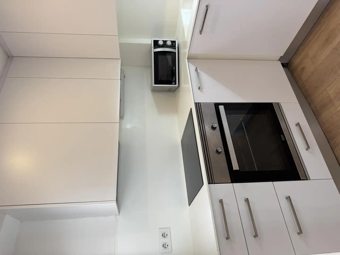 Kitchen of Flat for rent in Barcelona  with Parquet flooring, Terrace and Furnished