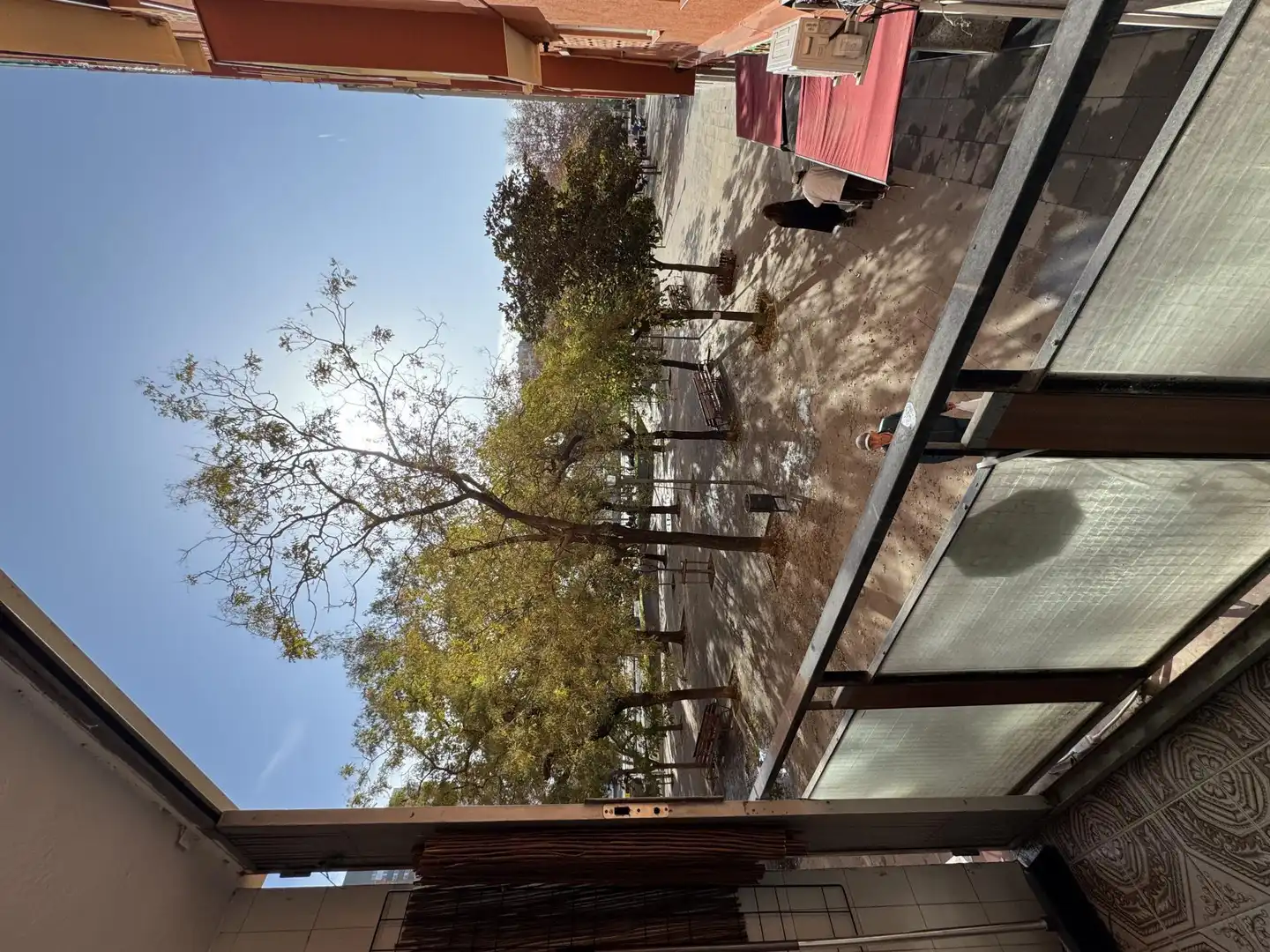 Terrace of Flat for rent in Barcelona  with Parquet flooring, Terrace and Furnished