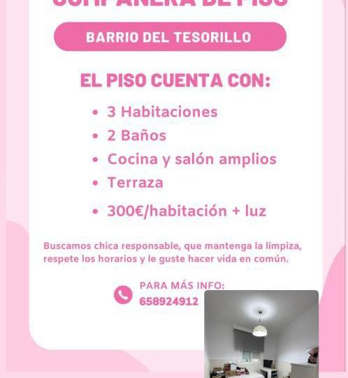 Flat to share in Calle Jacinto Ruiz Mendoza, 63, Isaac Peral, Melilla - image 1 Photo 1 of Flat to share in Calle Jacinto Ruiz Mendoza, 63, Isaac Peral, Melilla