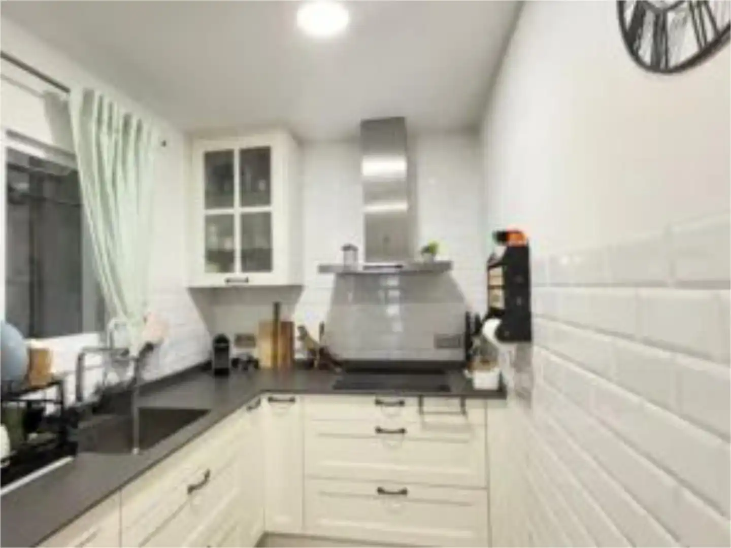 Kitchen of Flat for sale in Terrassa  with Air Conditioner, Terrace and Balcony
