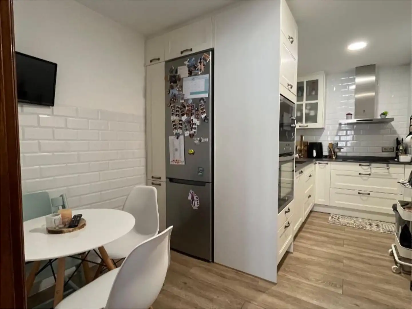 Kitchen of Flat for sale in Terrassa  with Air Conditioner, Terrace and Balcony