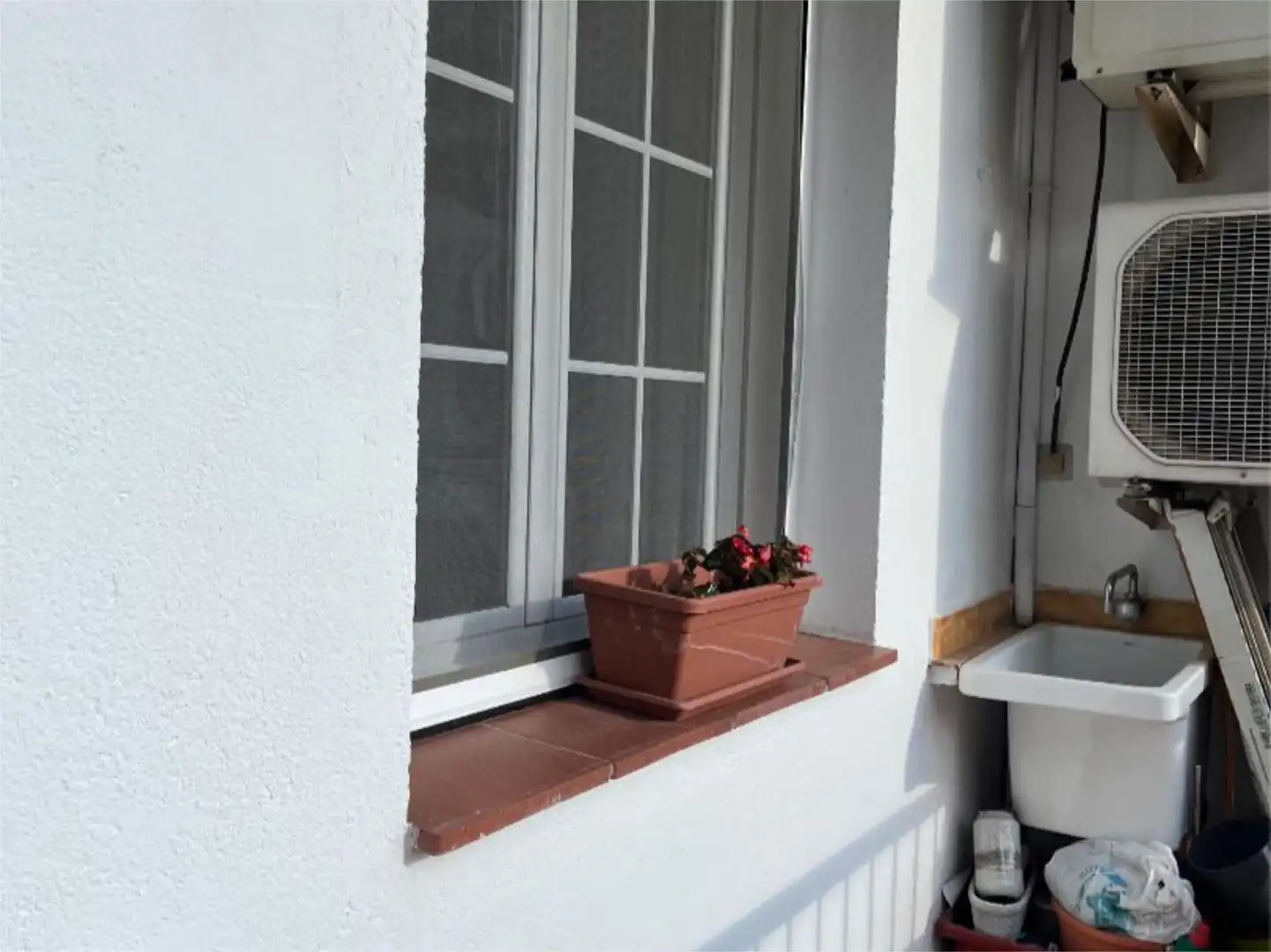 Balcony of Flat for sale in Terrassa  with Air Conditioner, Terrace and Balcony
