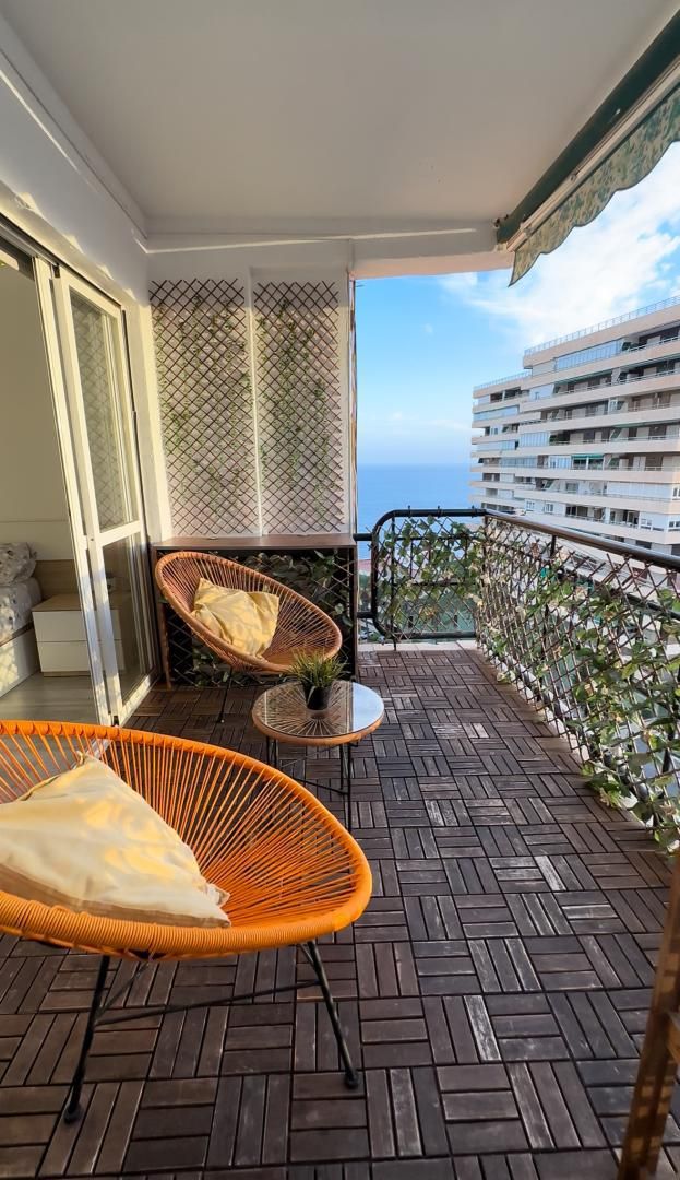 Flat to rent in Calle Islas Azores, 28, El Puerto Balcony of Flat to rent in Roquetas de Mar with Air Conditioner, Heating and Parquet flooring
