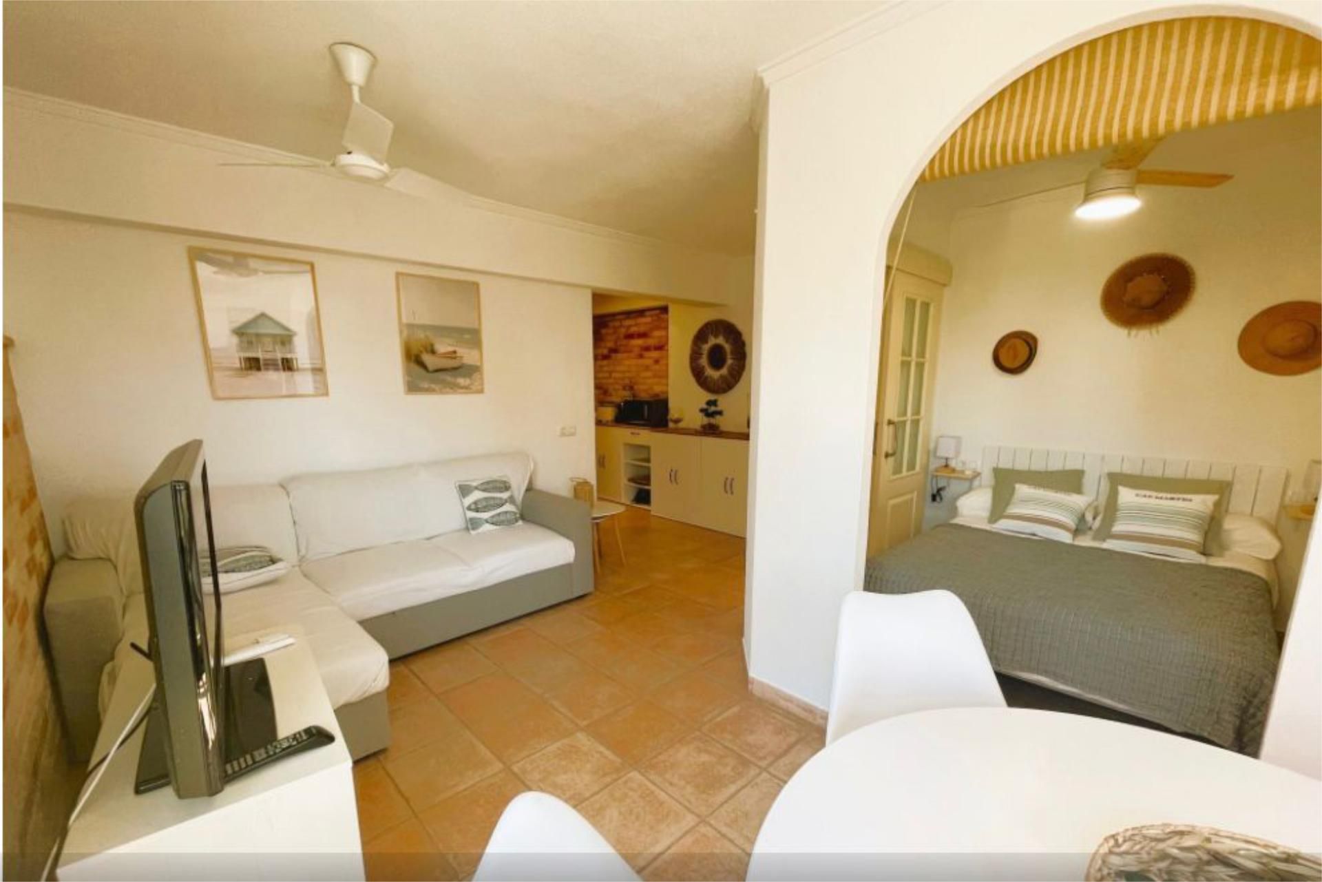 Living room of Flat to rent in Orihuela  with Air Conditioner, Heating and Private garden