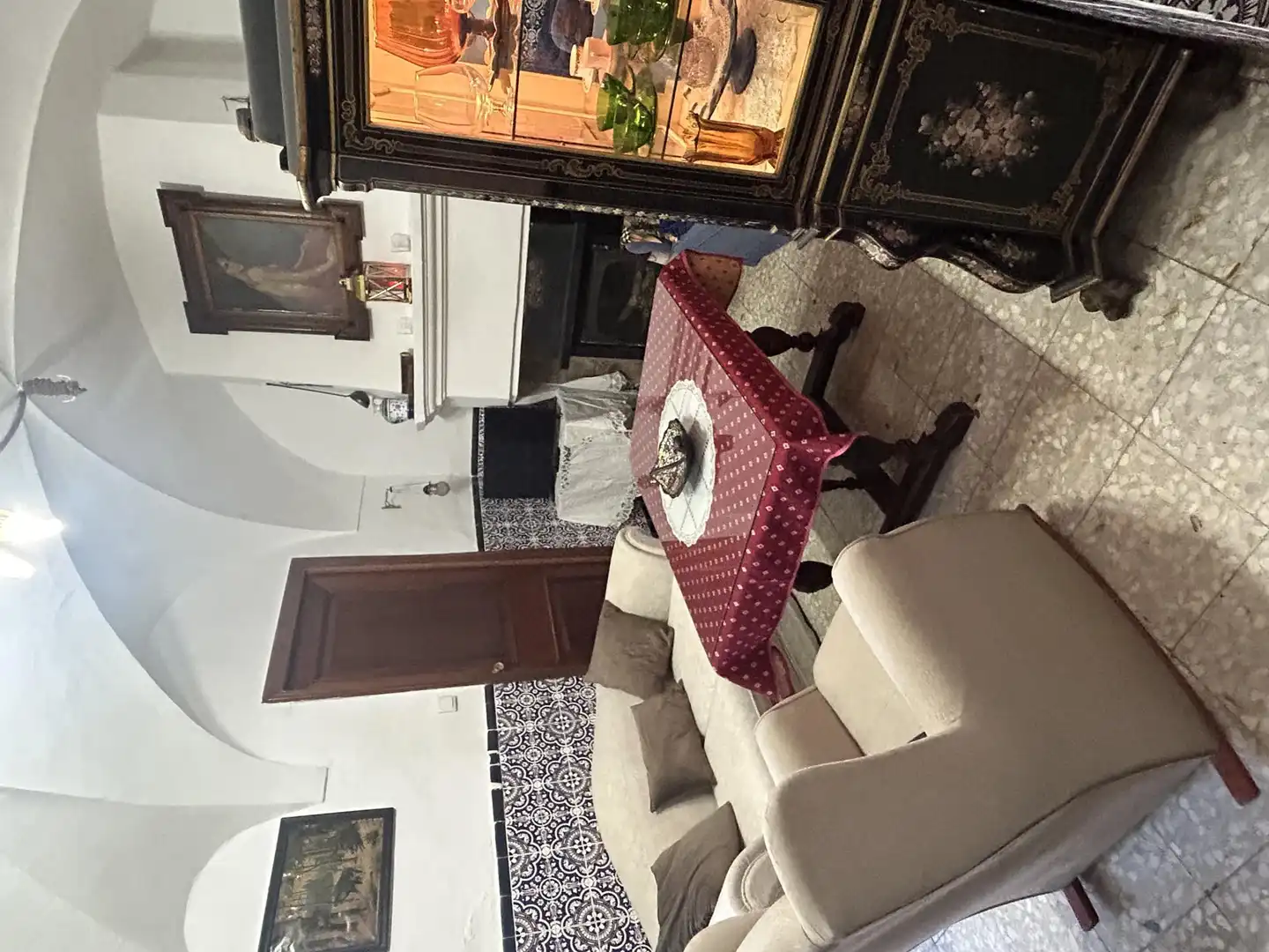Casa adosada en venta en Callejón de la Luna, 1, Fuente Obejuna Sala de estar de Casa adosada en venta en Fuente Obejuna con Calefacción, Jardín privado y Terraza