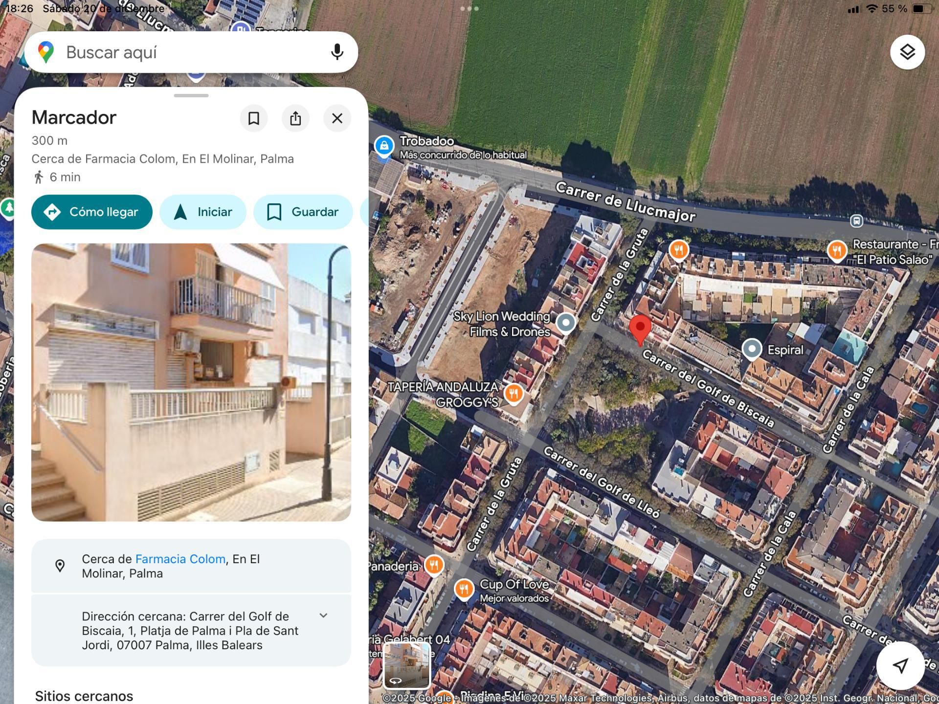 Vista exterior de Garatge de lloguer en  Palma de Mallorca