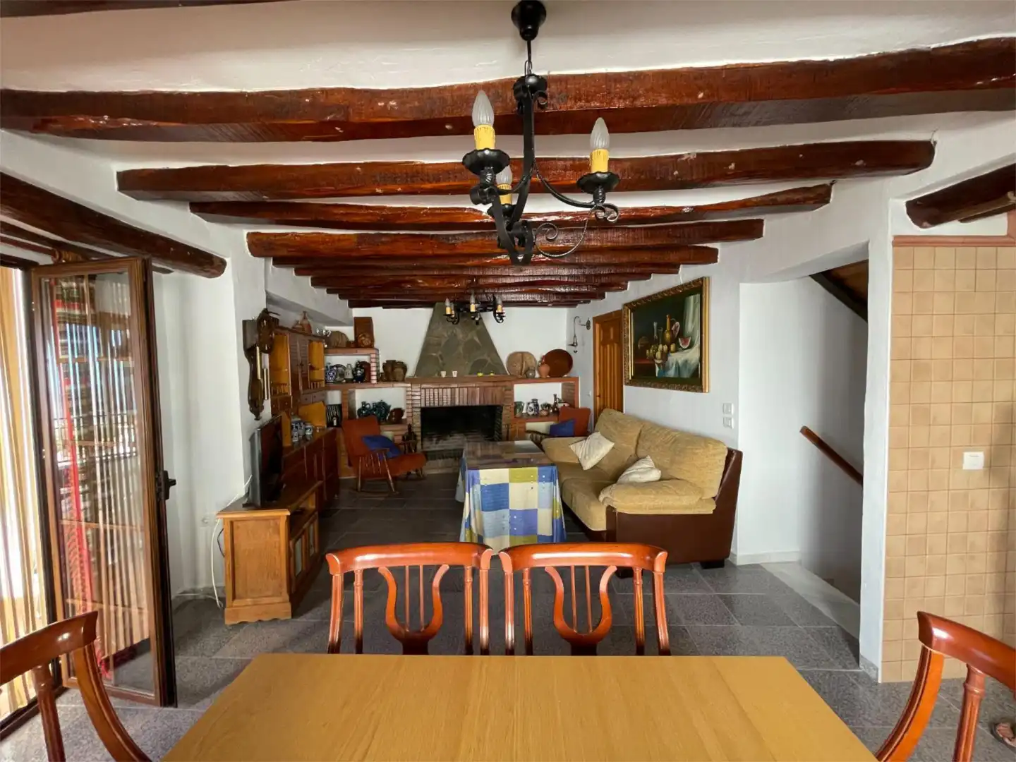 Casa adosada en venta en Alpujarra de la Sierra Sala de estar de Casa adosada en venta en Alpujarra de la Sierra con Terraza