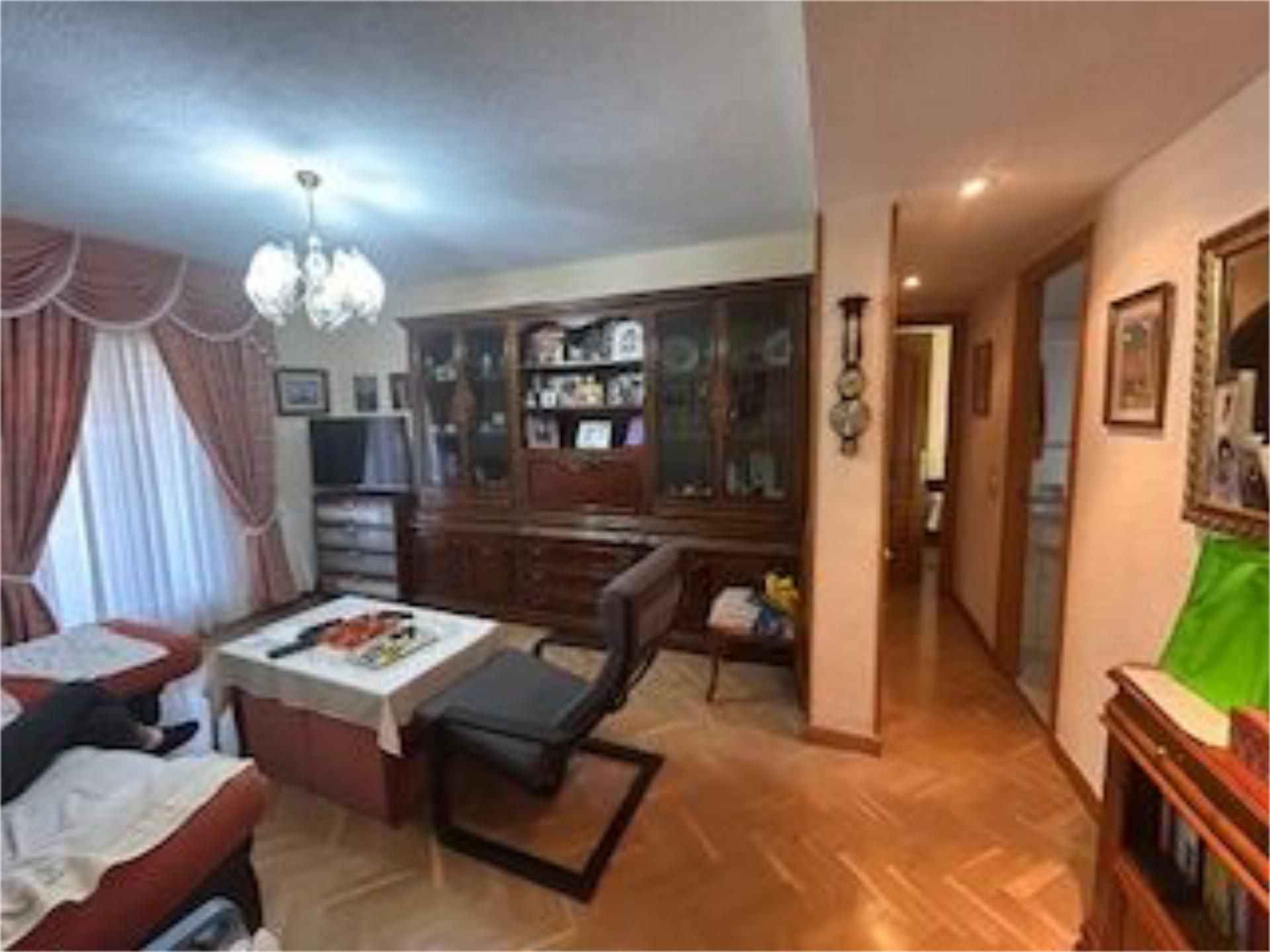 Living room of Flat for sale in  Madrid Capital  with Air Conditioner, Heating and Parquet flooring