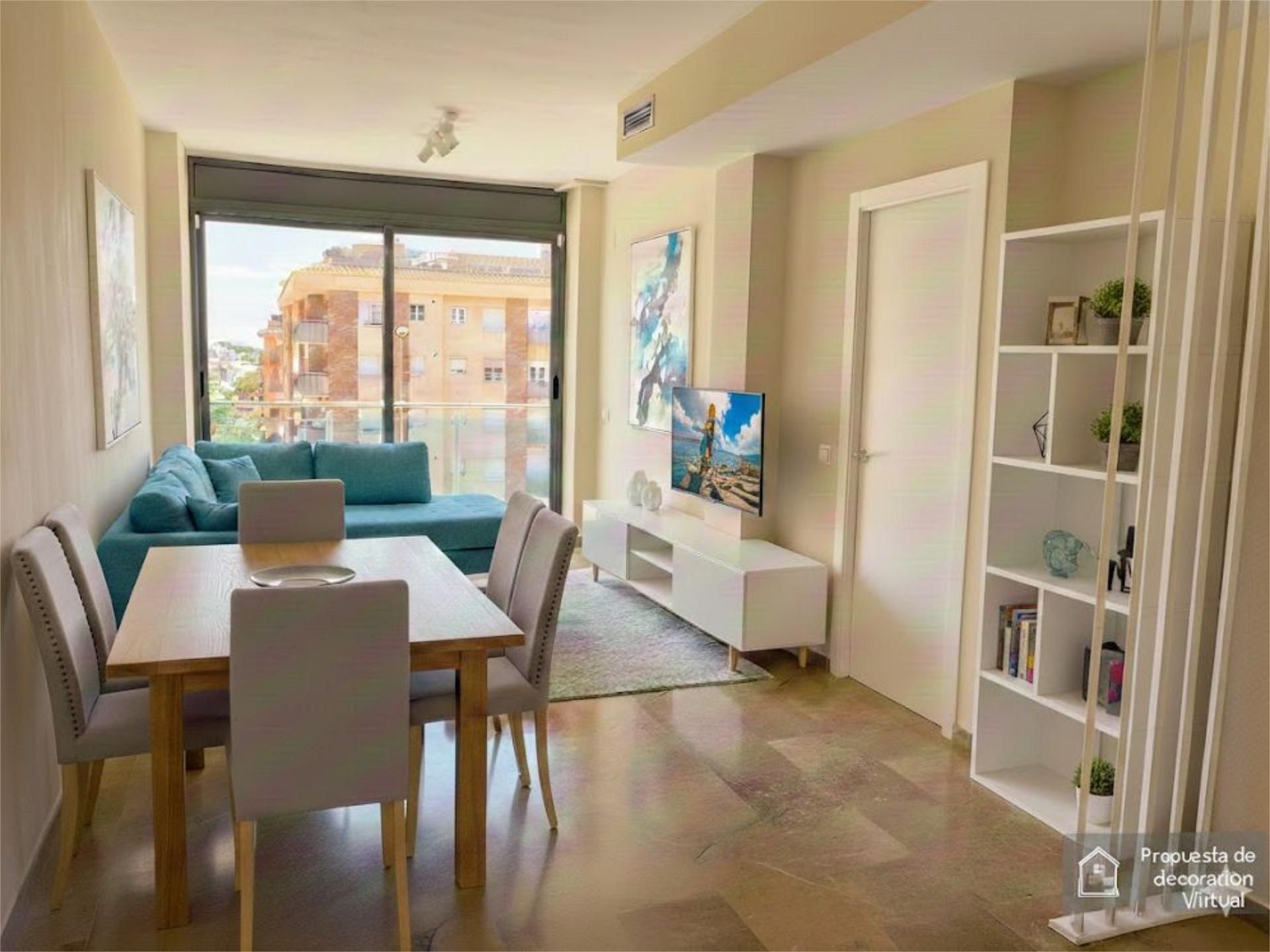 Flat for sale in Avinguda Vila de Blanes, 146, Fenals Living room of Flat for sale in Lloret de Mar with Air Conditioner, Terrace and Swimming Pool