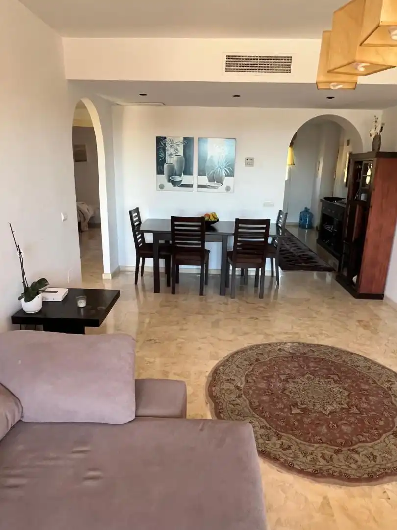 Comedor de Piso de alquiler en Mijas con Aire acondicionado, Calefacción y Jardín privado