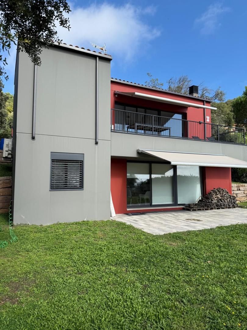 Exterior view of House or chalet for sale in Arbúcies  with Air Conditioner and Terrace