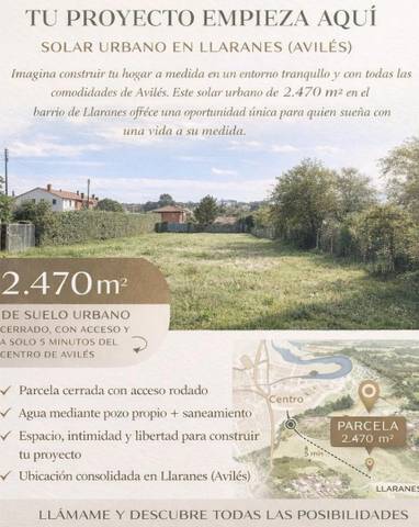 Terreno en Venta en Calle San Lorenzo, 12 en Llaranes