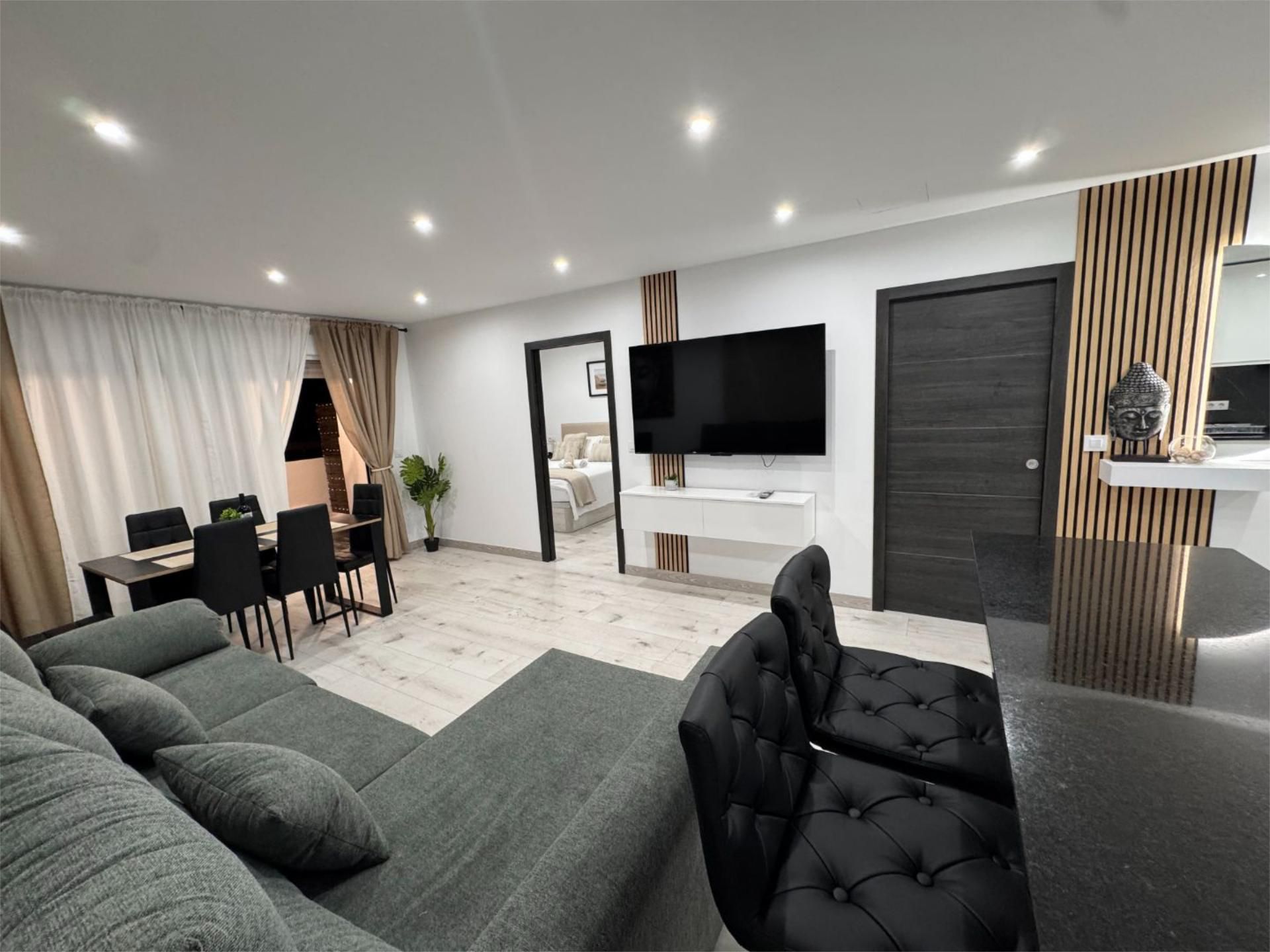 Living room of Apartment for sale in Calpe / Calp  with Air Conditioner, Terrace and Balcony