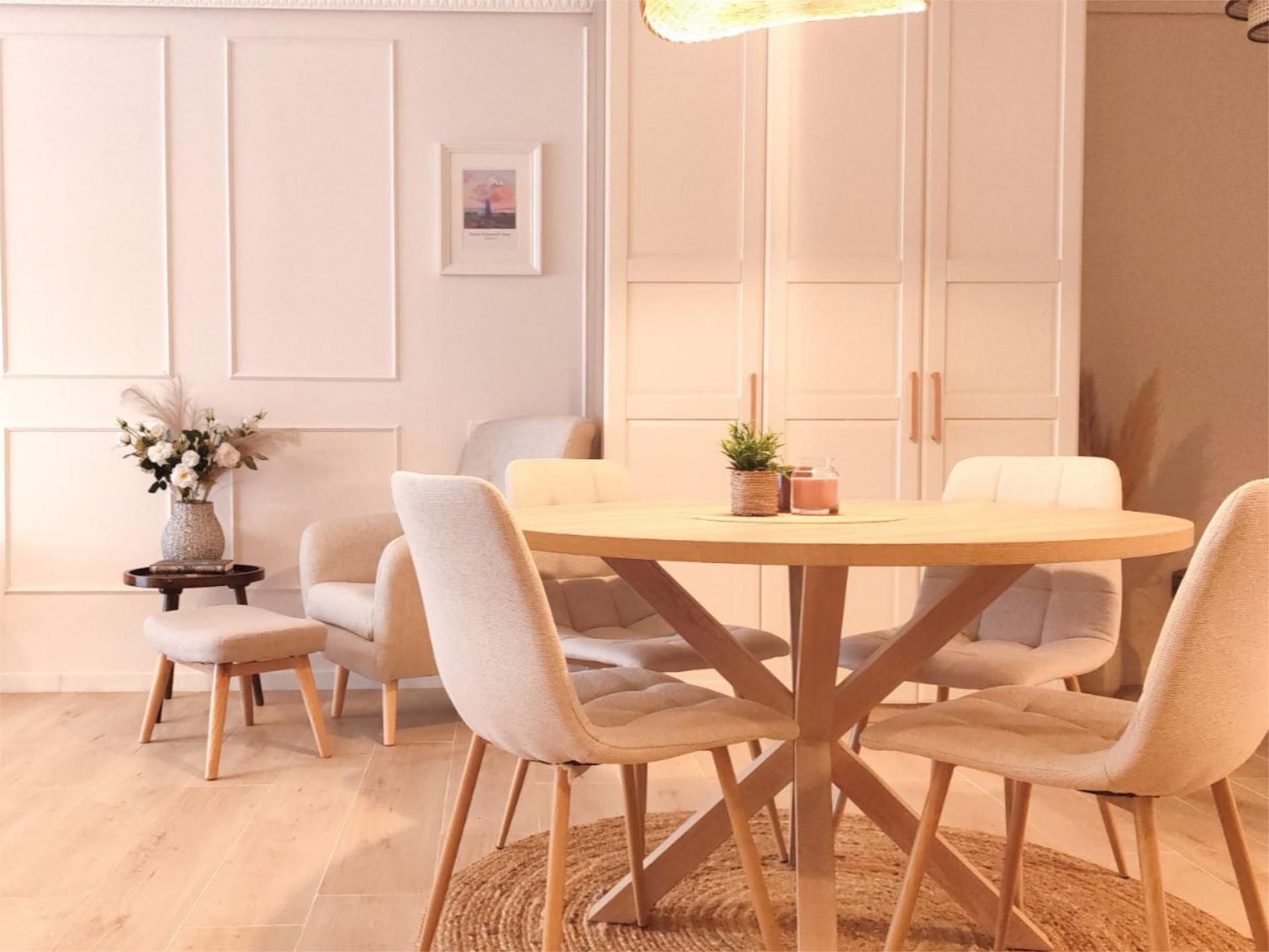 Dining room of Flat for sale in Bareyo  with Air Conditioner