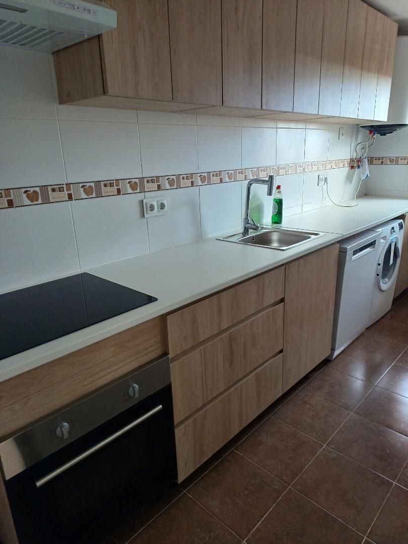 Kitchen of Flat to rent in Santo Domingo-Caudilla  with Air Conditioner, Parquet flooring and Terrace