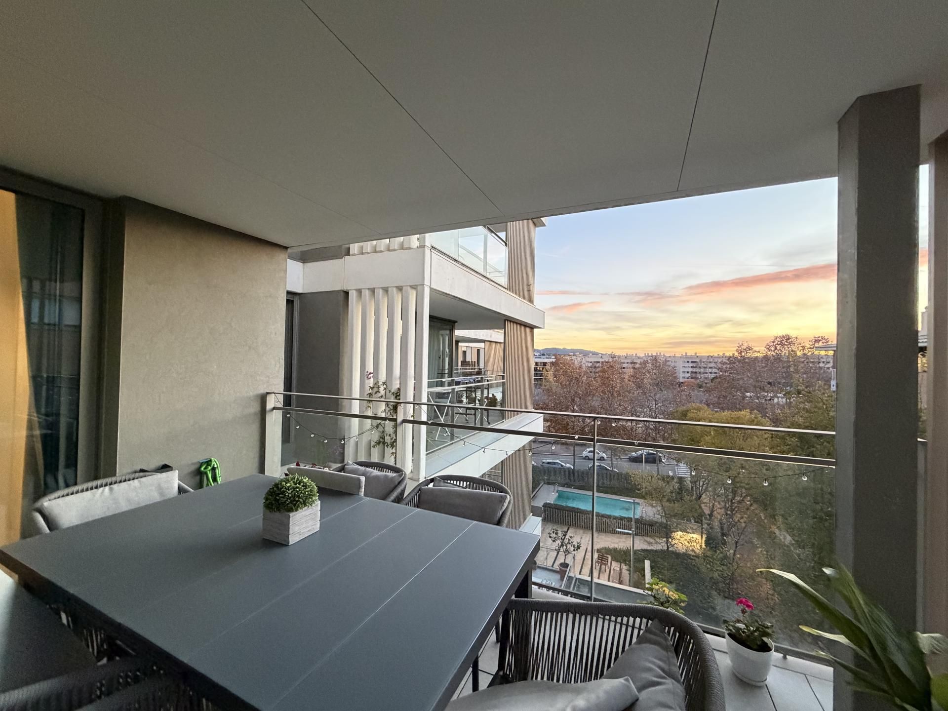 Terrassa de Pis de lloguer en Sant Cugat del Vallès amb Aire condicionat, Terrassa i Piscina