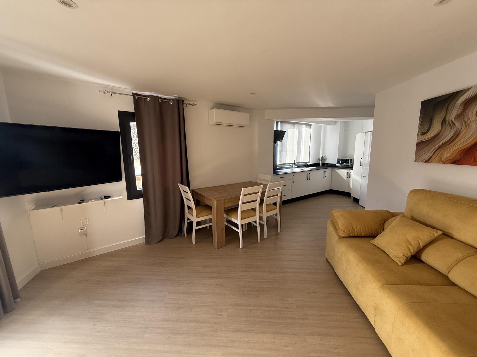 Wohnzimmer von Wohnung miete in Andújar mit Klimaanlage, Parkett und Möbliert