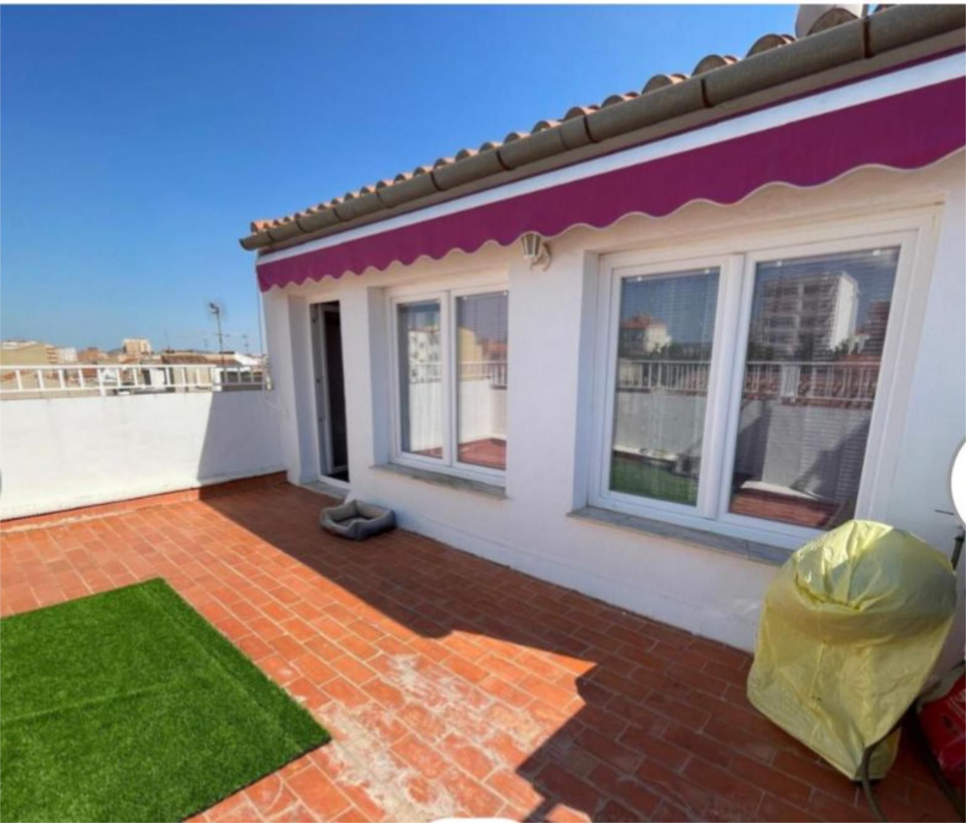 Terraza de Piso de alquiler en Almansa con Aire acondicionado, Terraza y Amueblado