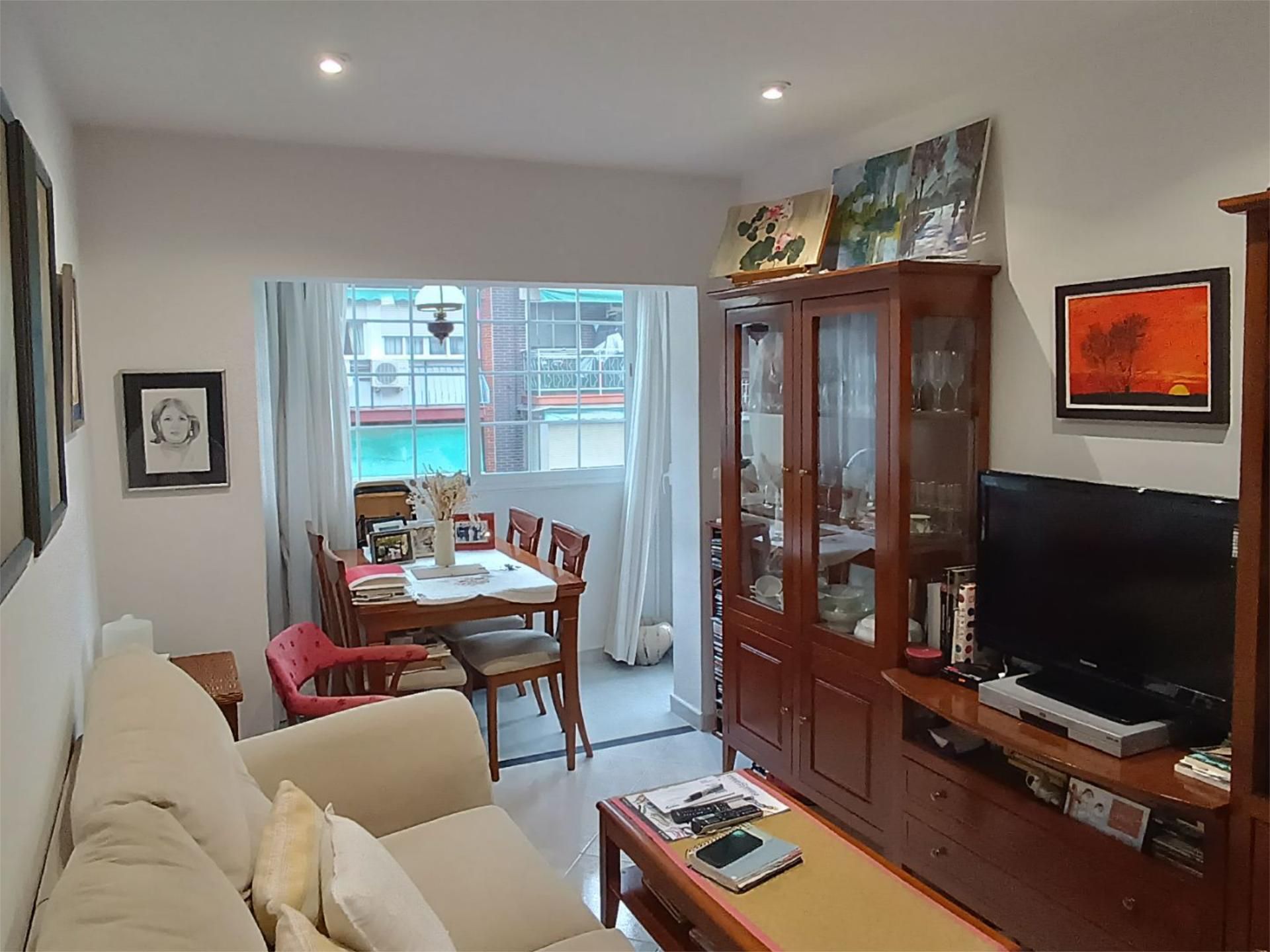 Living room of Flat for sale in  Madrid Capital  with Terrace