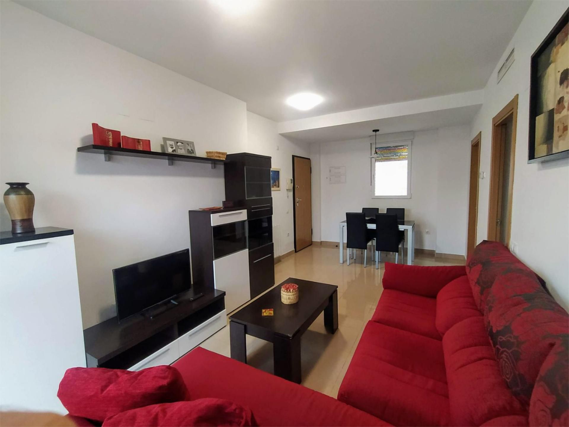 Sala de estar de Piso de alquiler en Ibi con Calefacción, Amueblado y Balcón