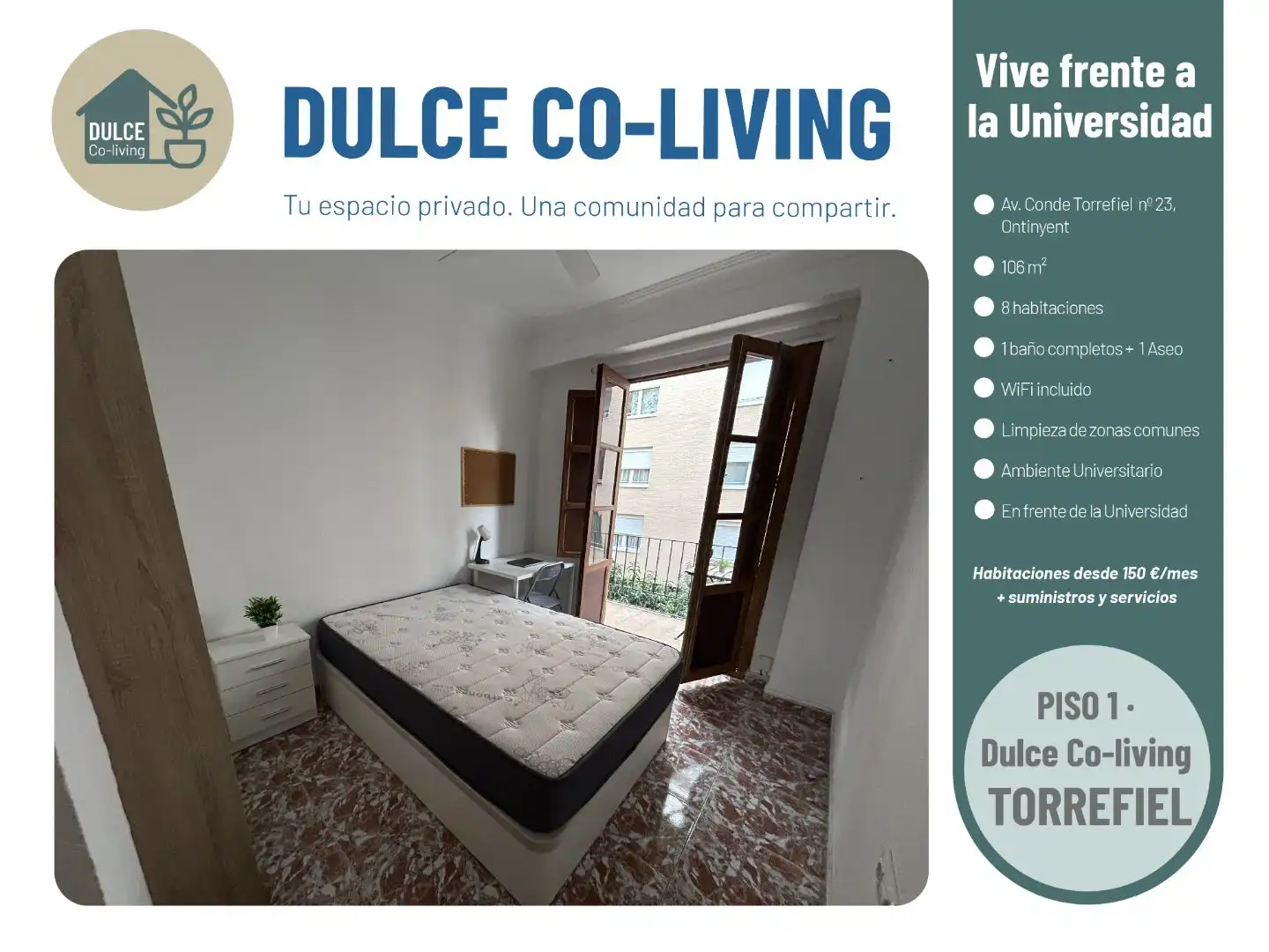 Room in Avinguda del Comte de Torrefiel, 23, El Llombo Living room of Flat for share in Ontinyent with Terrace, Storage room and Furnished