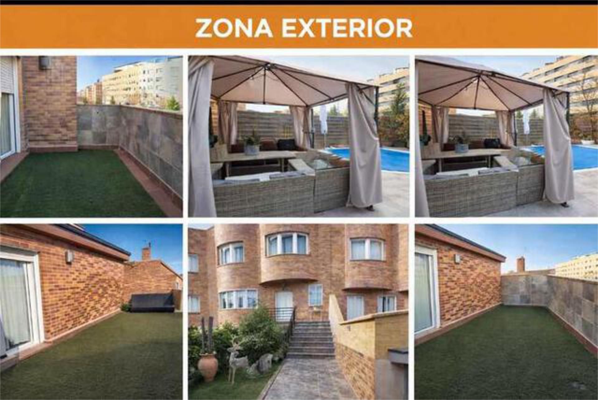 Jardí de Casa adosada en venda en Valdemoro amb Terrassa i Piscina