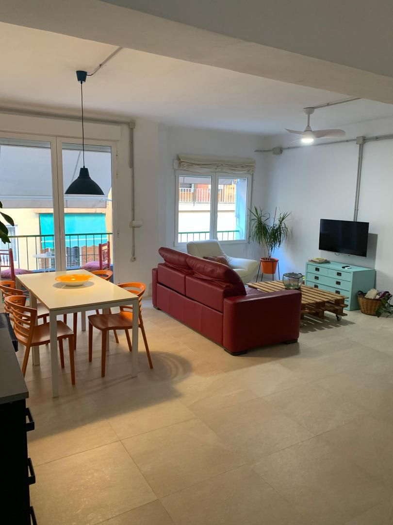 Sala d'estar de Pis per a compartir en Alicante / Alacant amb Aire condicionat, Calefacció i Moblat