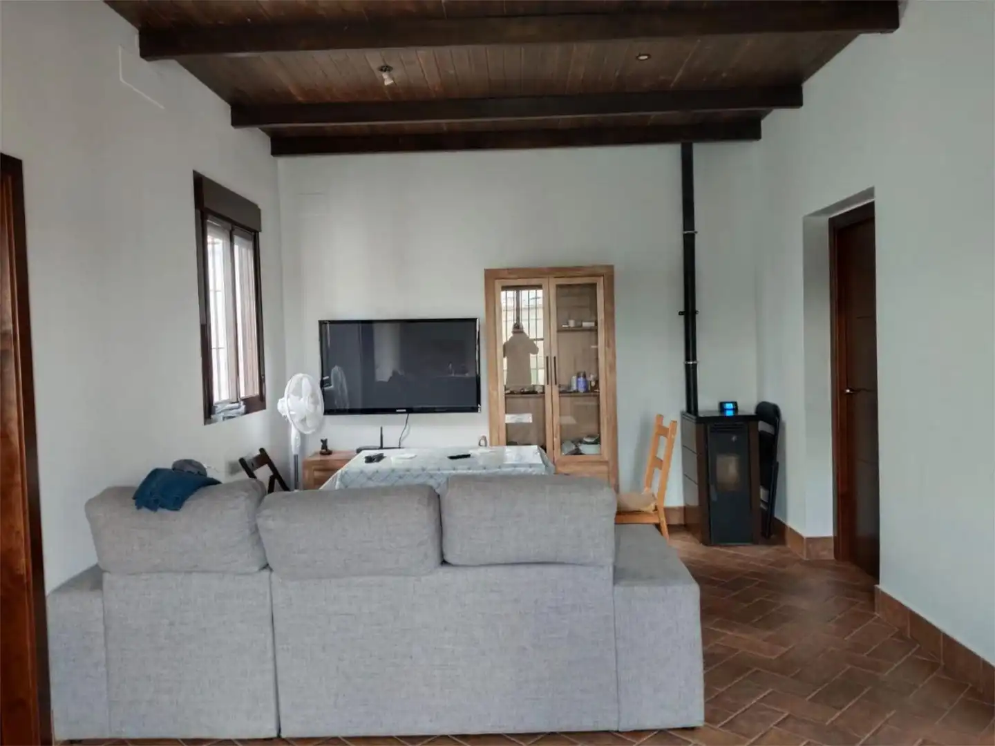 Houses for sale in Calle Villamartín, 17, Montellano Living room of Houses for sale in Montellano with Air Conditioner, Terrace and Swimming Pool