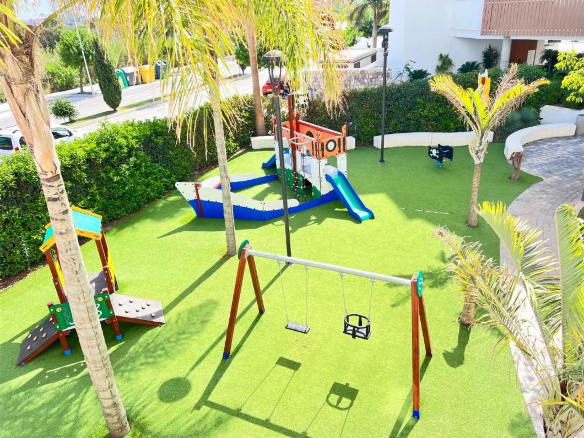 Flat to rent in Calle Rector Federico Mayor Zaragoza, 3, Playa de Granada Garden of Flat to rent in Motril with Air Conditioner, Heating and Terrace