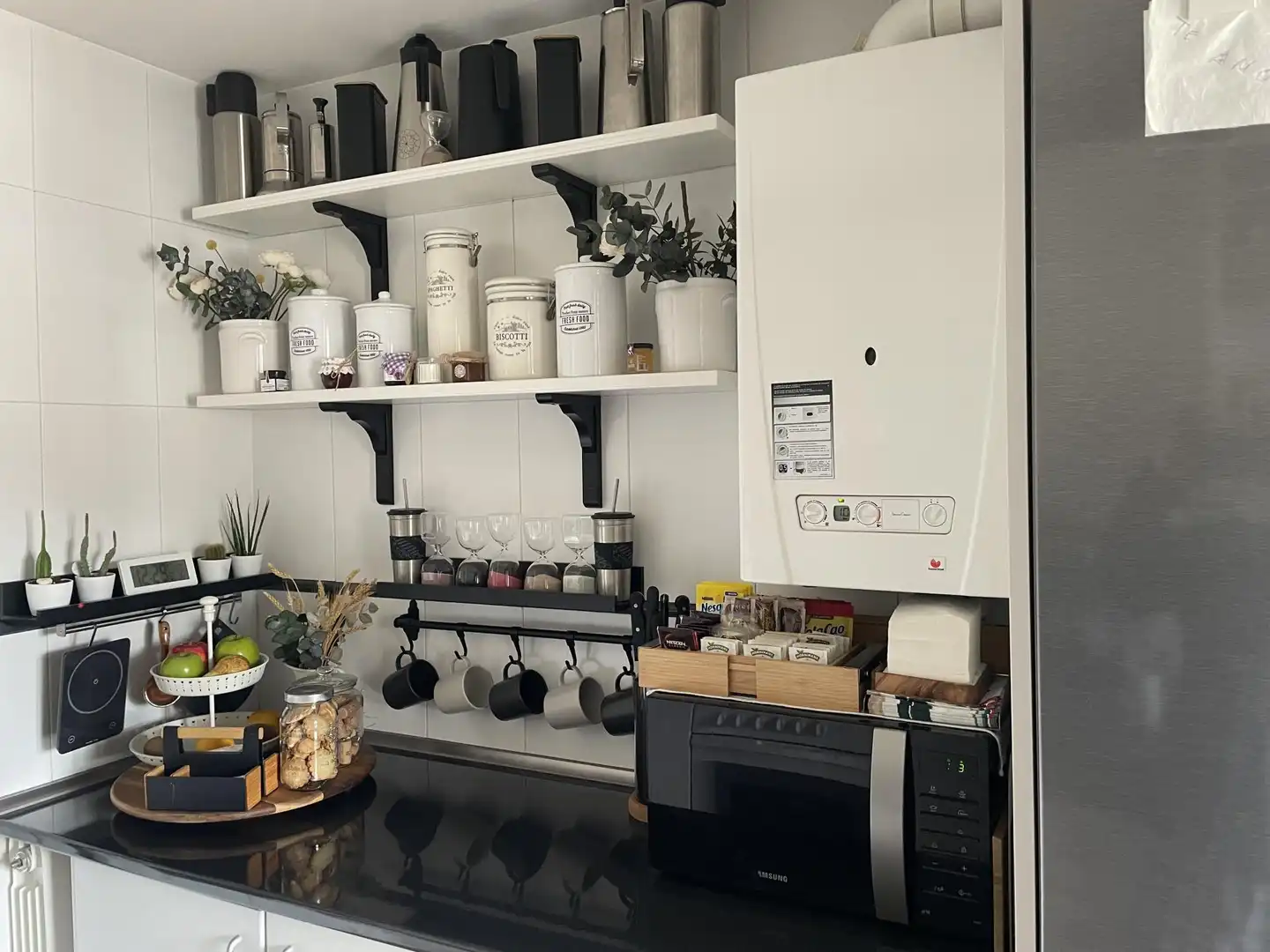 Wohnung zum Verkauf in Calle el Balagar, 1, Torrecaballeros Küche von Wohnung zum Verkauf in Torrecaballeros mit Heizung, Privatgarten und Parkett
